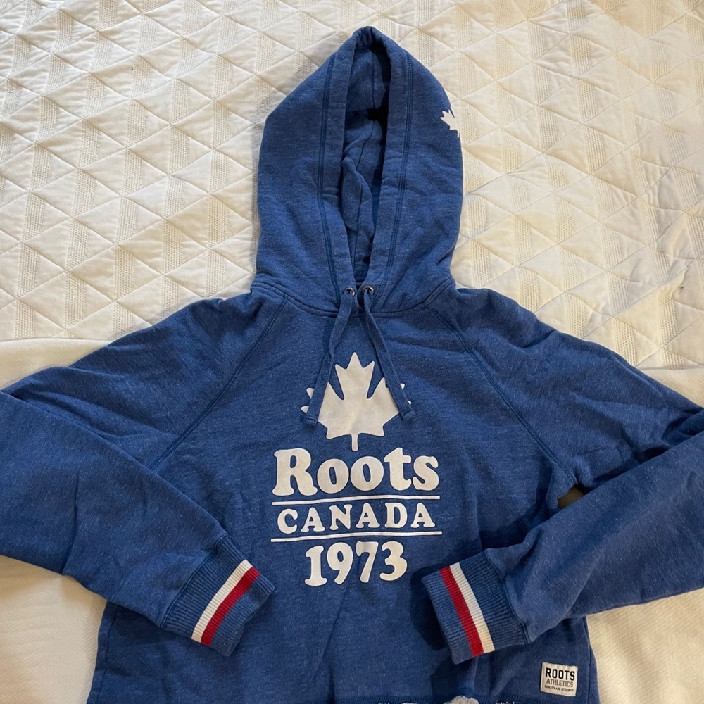 Roots cropped hoodie